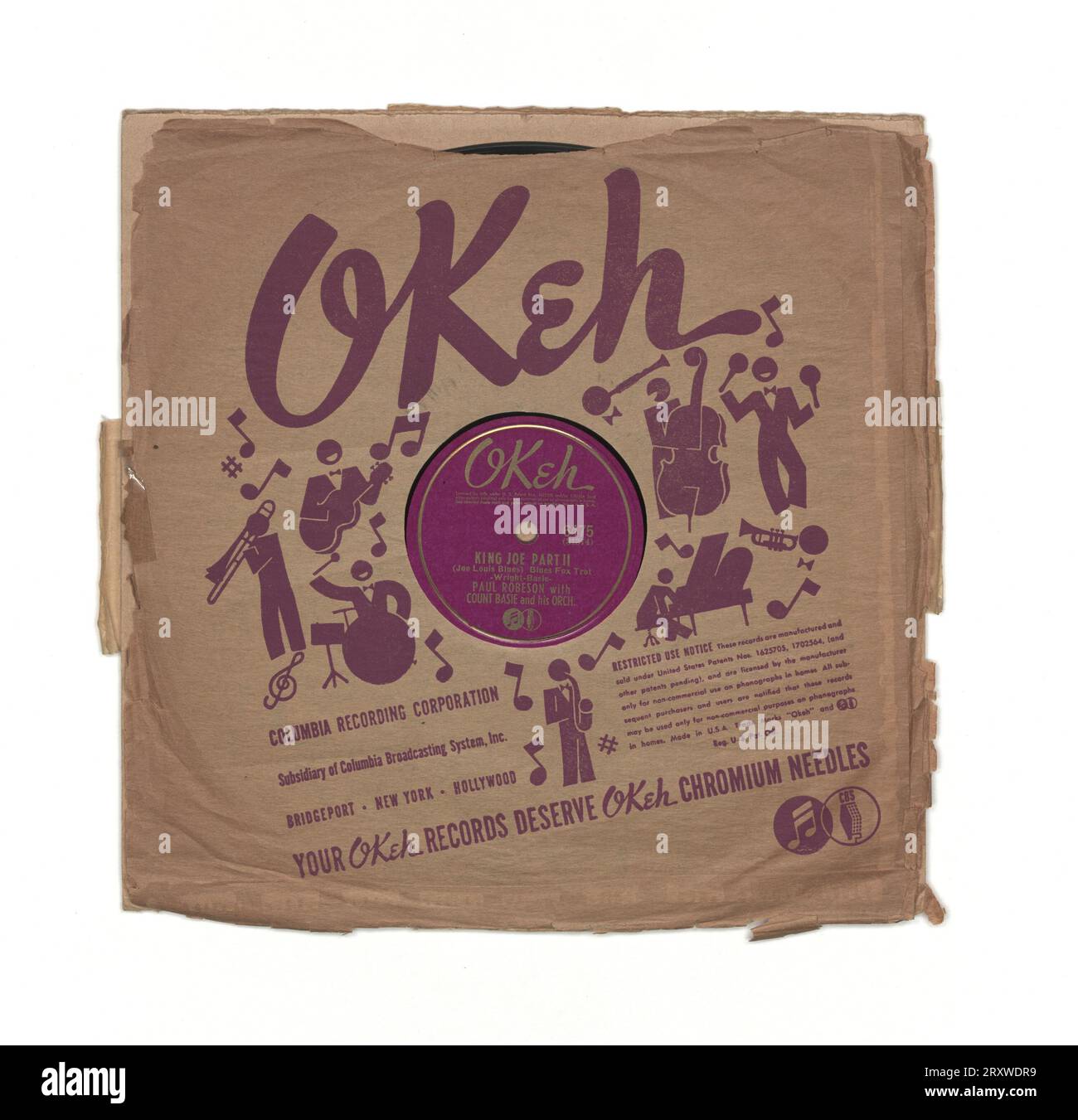 King Joe Teil I (Joe Louis Blues) / King Joe Teil II (Joe Louis Blues) 1941 Stockfoto