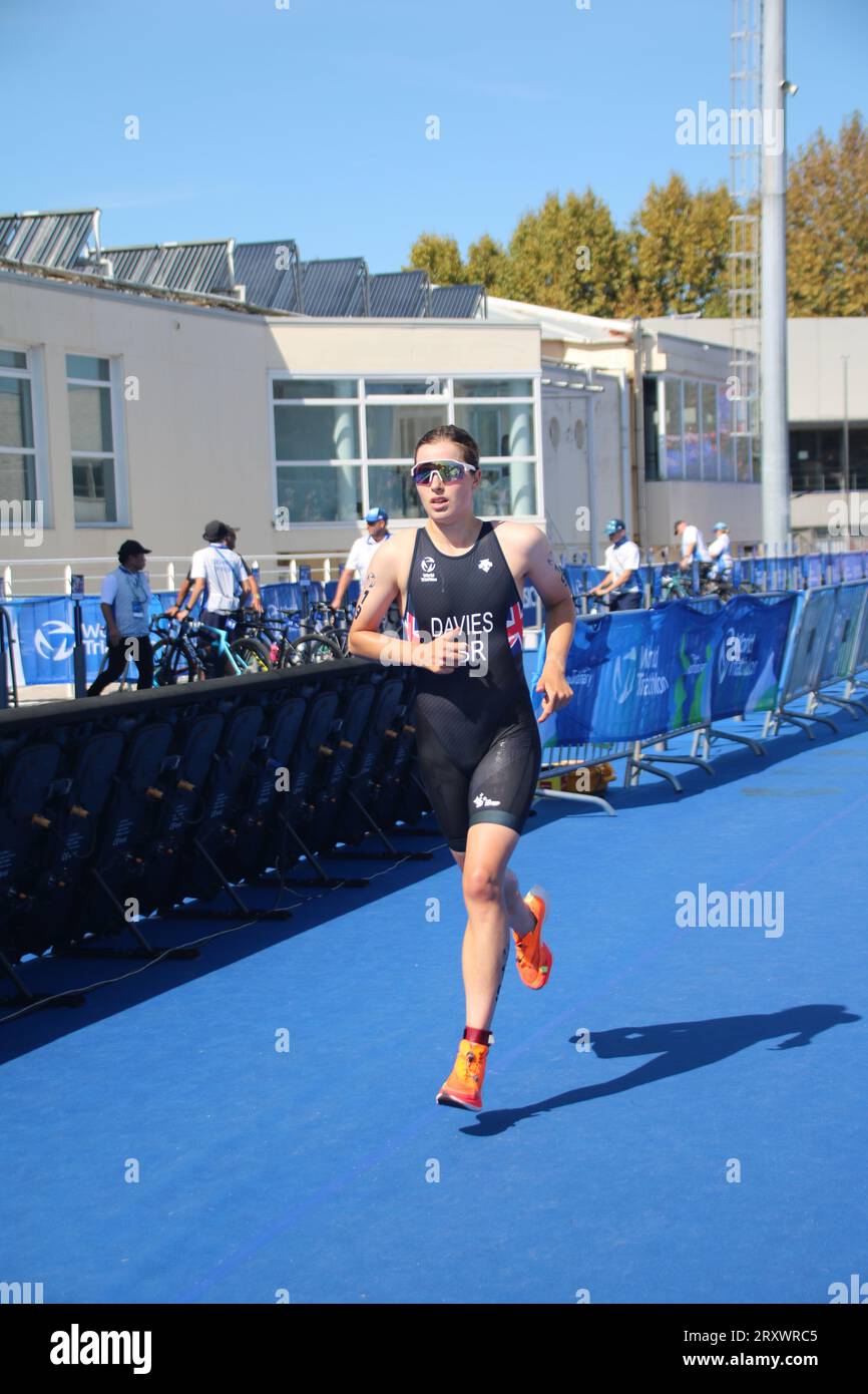 Daisy Davies Team GB U-23-Triathletin Stockfoto