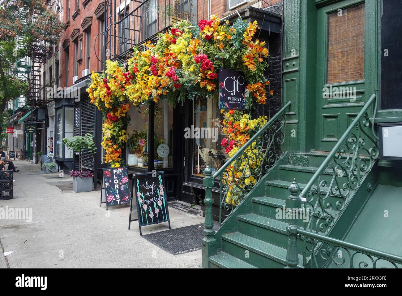 Julia Testa Blumenladen in Soho, Manhattan, New York, USA Stockfoto