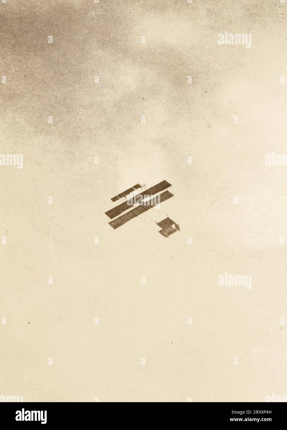 Flugzeuggeschichte, Luftfahrtgeschichte, Farman III, Biplane Stockfoto