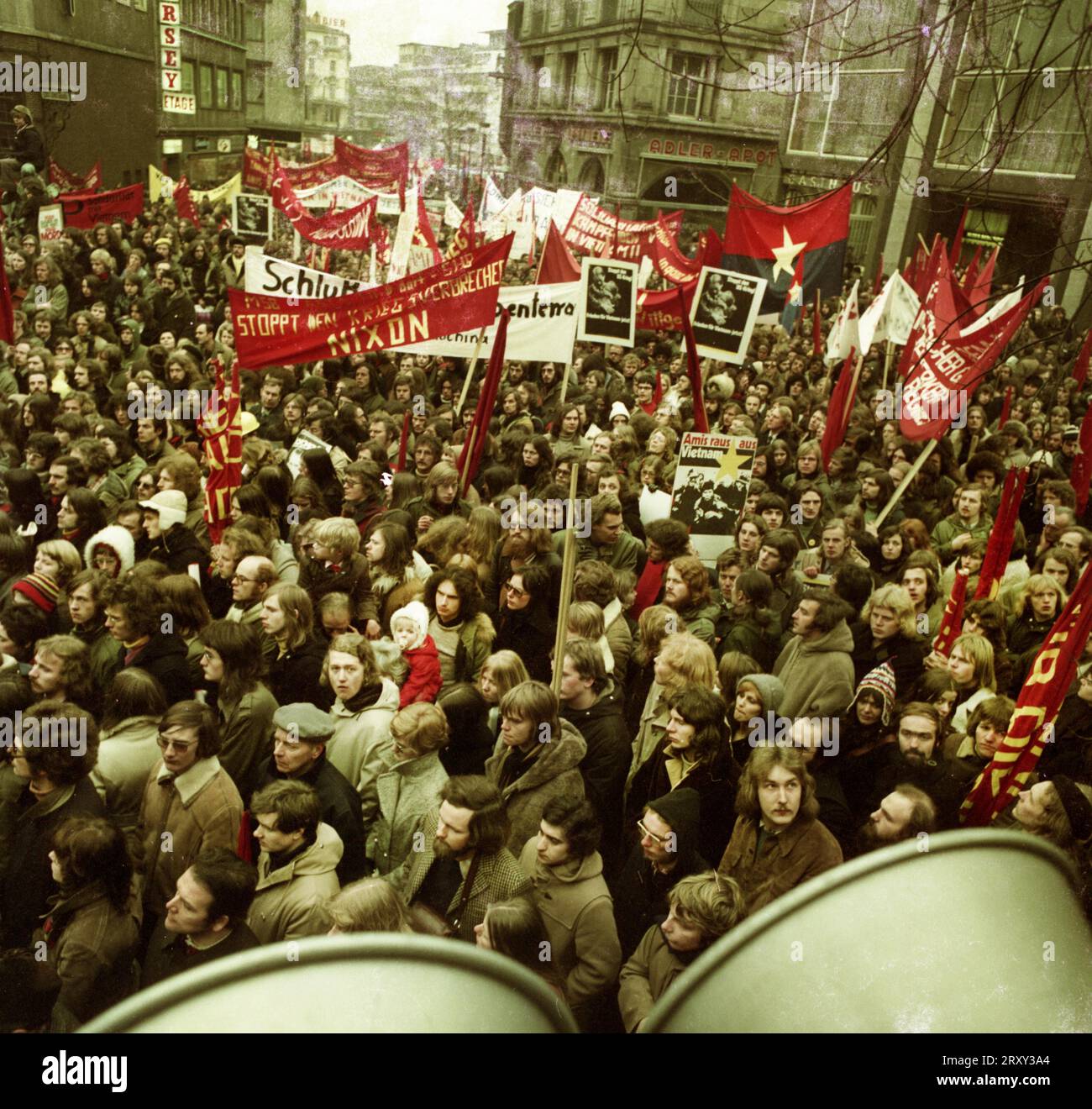 DEU, Deutschland: Die historischen Farbfotos aus der Zeit der 70er Jahre zeigen Ereignisse und 