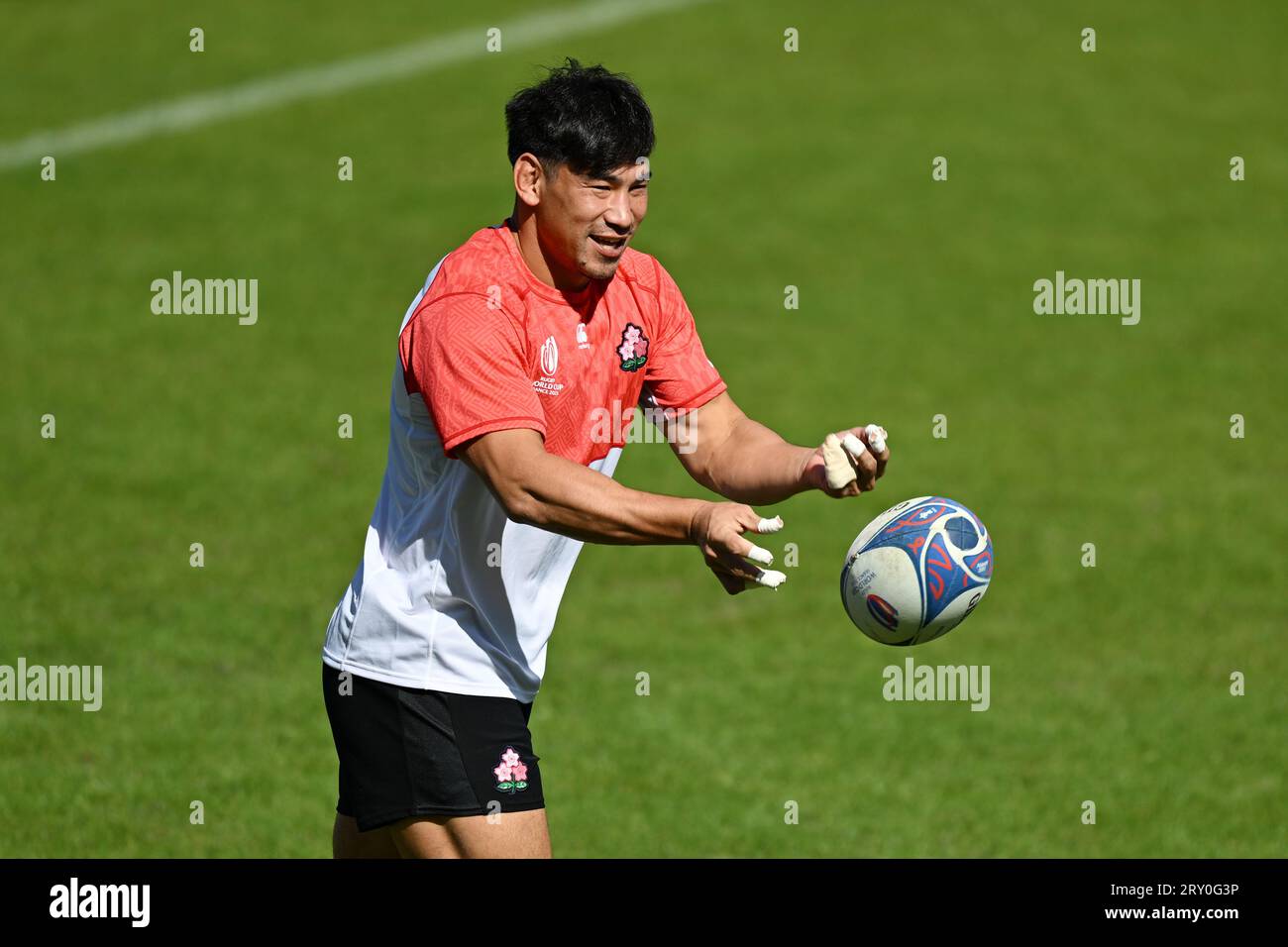 Ryoto Nakamura (JPN), 27. SEPTEMBER 2023 - Rugby: 2023 Rugby World Cup Training im stade Toulousain in Toulouse, Frankreich. (Foto: MATSUO.K/AFLO SPORT) Stockfoto