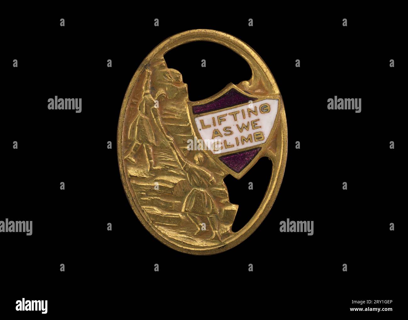 PIN für die National Association of Colored Women's Clubs 1896-1954 Stockfoto