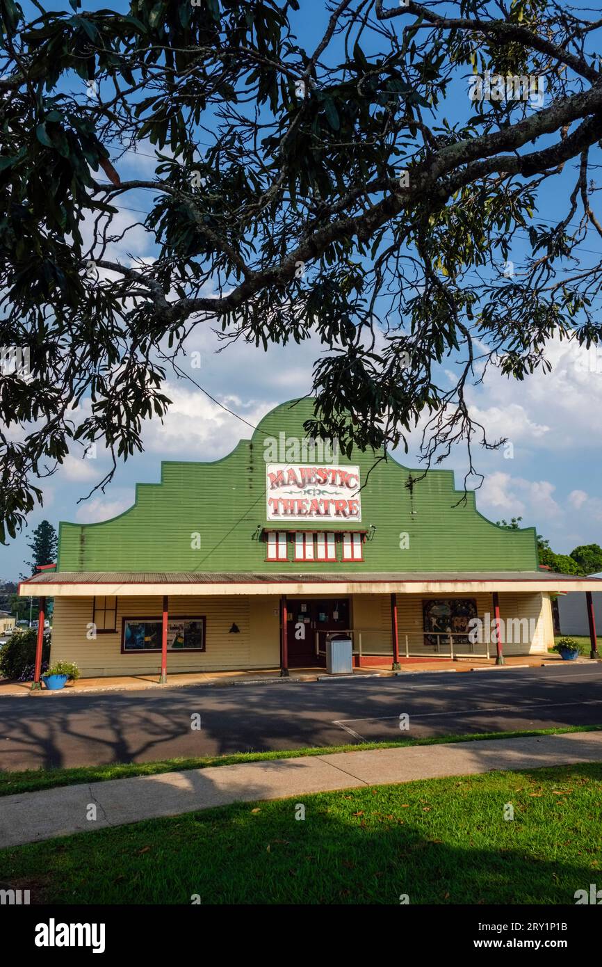 Das Majestic Theatre (erbaut 1929), Malanda, Atherton Tablelands, Queensland, Australien Stockfoto