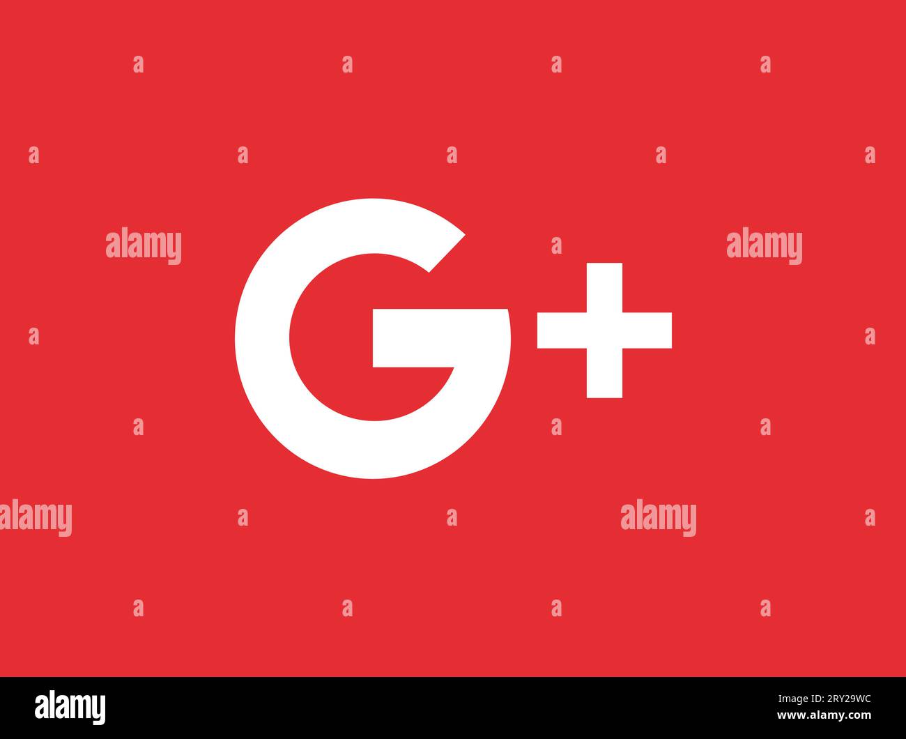 Google Plus-Symbolvektor Stock Vektor