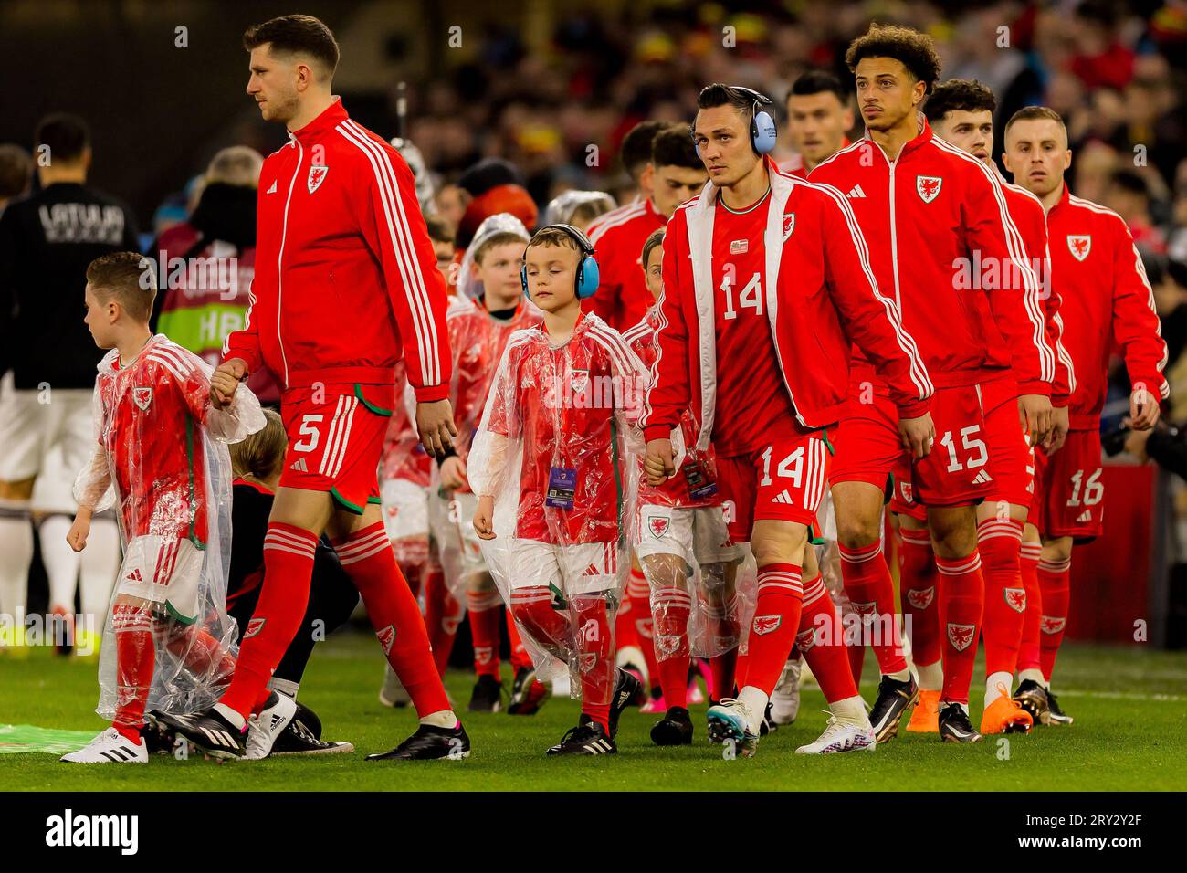 Cardiff, Wales - 28. März 2023: Qualifikationsspiel der Gruppe D zur UEFA-Europameisterschaft Wales gegen Lettland im Cardiff City Stadium. (Bild von Colin Ewart/P Stockfoto