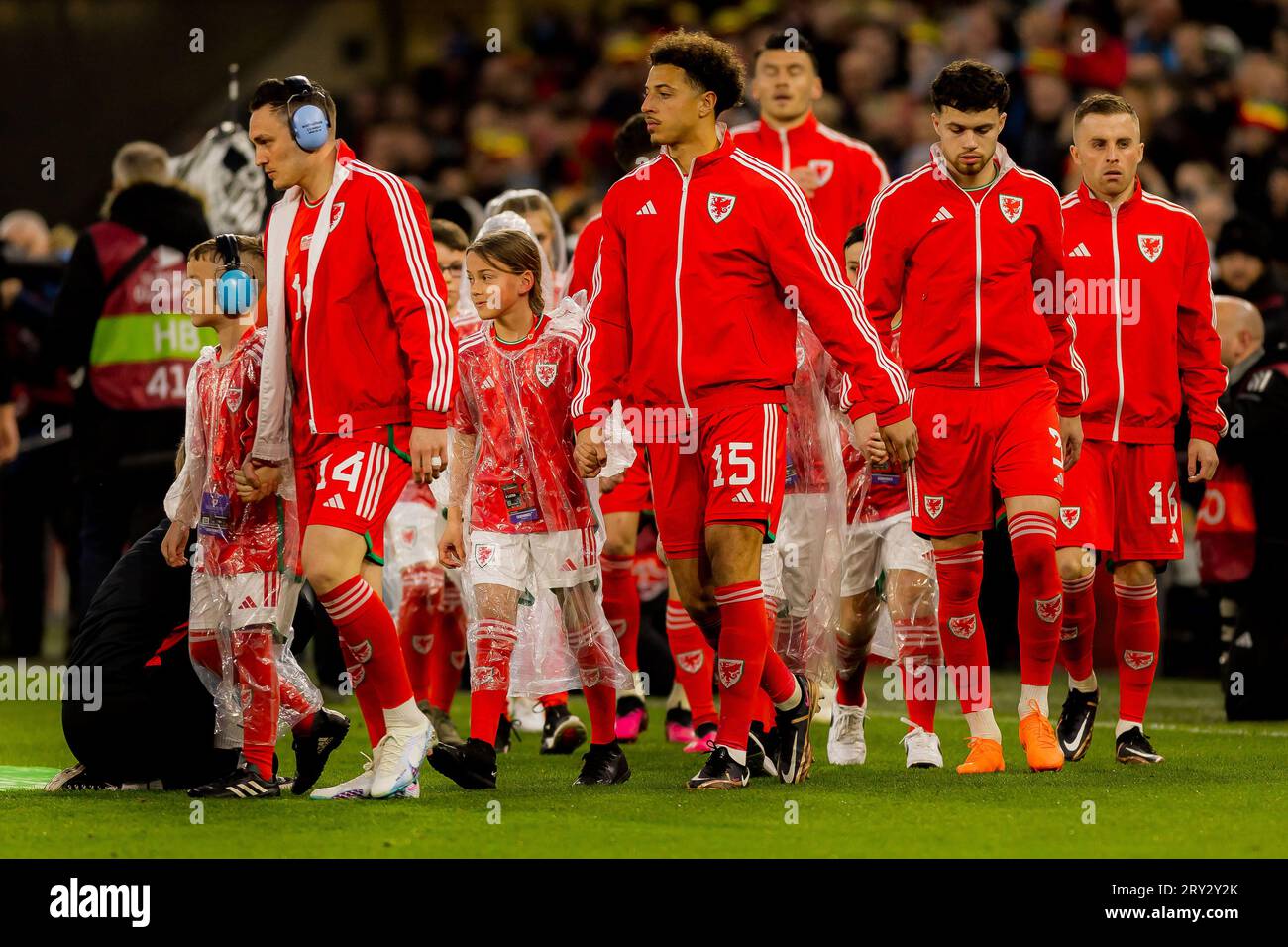 Cardiff, Wales - 28. März 2023: Qualifikationsspiel der Gruppe D zur UEFA-Europameisterschaft Wales gegen Lettland im Cardiff City Stadium. (Bild von Colin Ewart/P Stockfoto