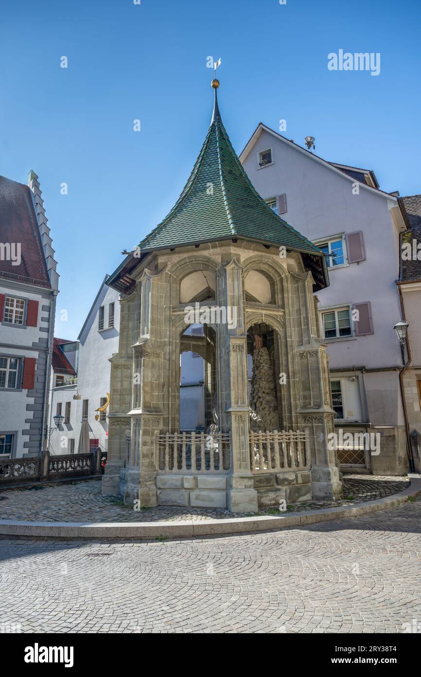 Ueberlingen am Bodensee, Ölberg Dom St. Nikolaus. Deutschland, Europa Stockfoto