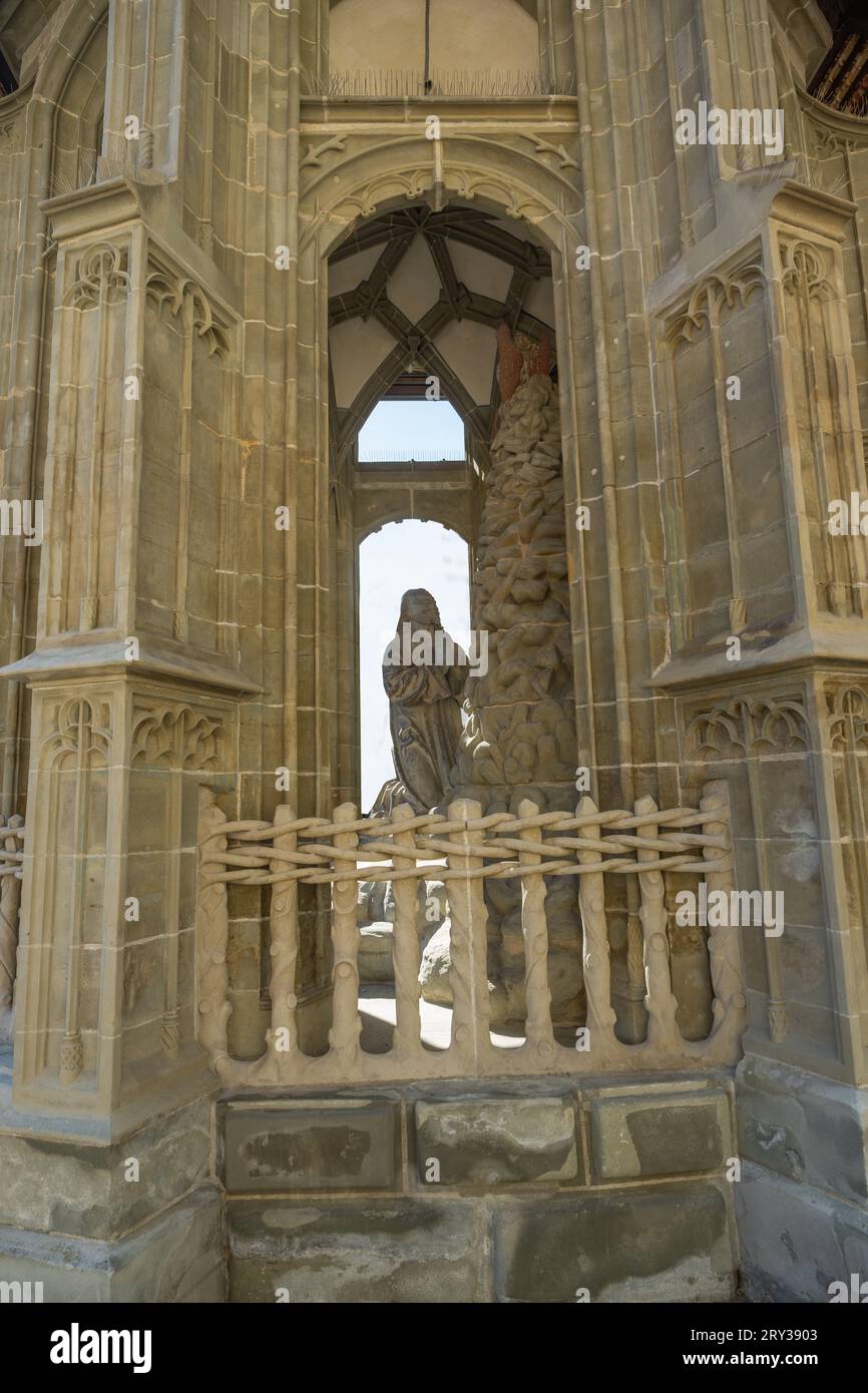 Ueberlingen am Bodensee, Ölberg Dom St. Nikolaus. Deutschland, Europa Stockfoto