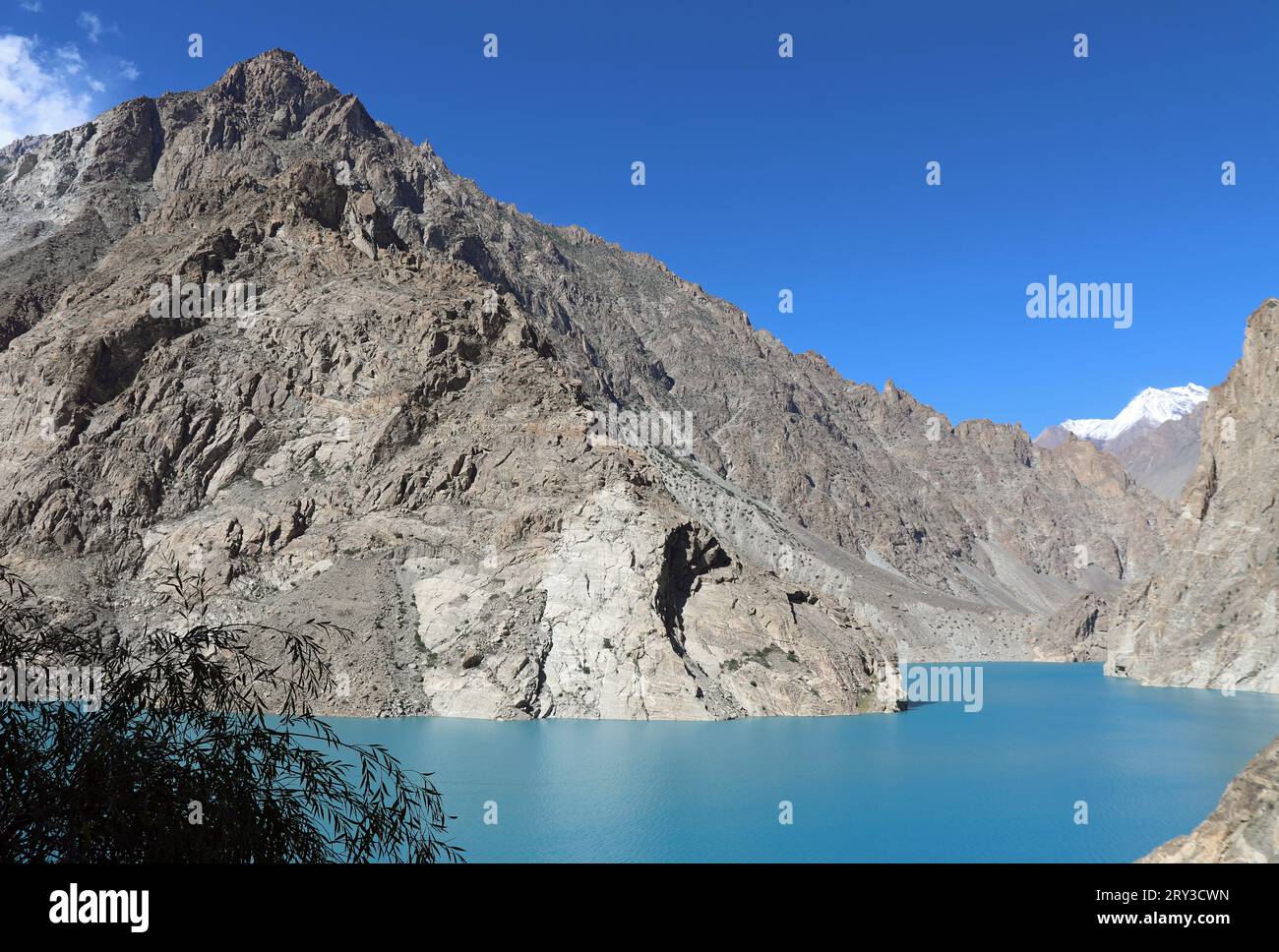 Attabad Lake im Hunza Valley in Pakistan Stockfoto