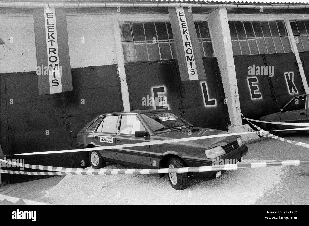 Swidnica, dolnoslaskie, Architektur, Archiv, historisch, Polska,Poznań Holding Elektromis Branch in Swidnica, Foto Kazimierz Jurewicz Stockfoto