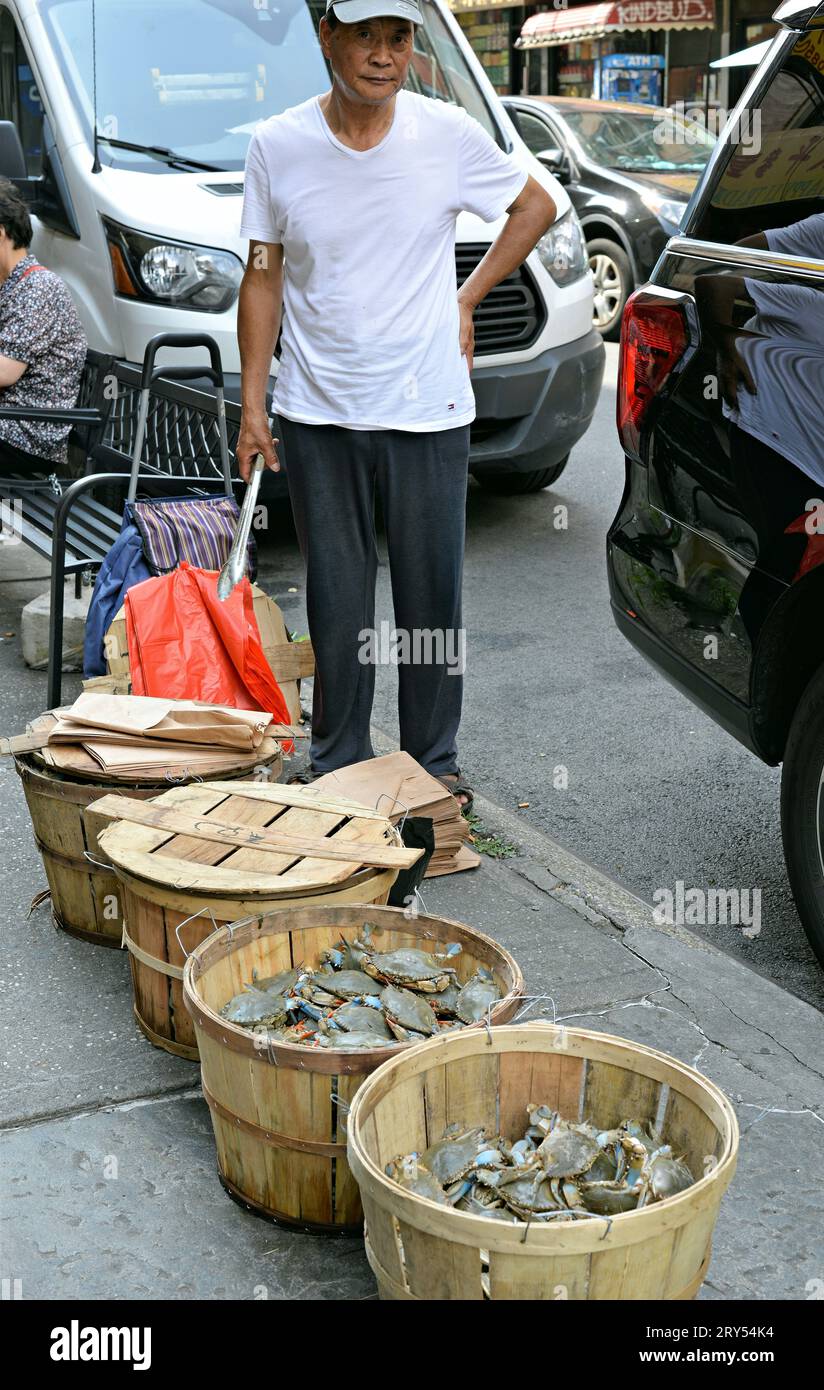 Chinatown Märkte und Geschäfte, Manhattan, New York, USA Stockfoto