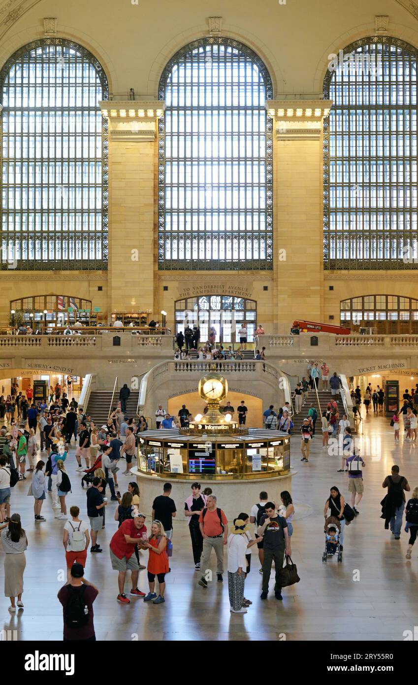 Haupthalle im NYC Grand Central Terminal, Manhattan, New York City.USA Stockfoto