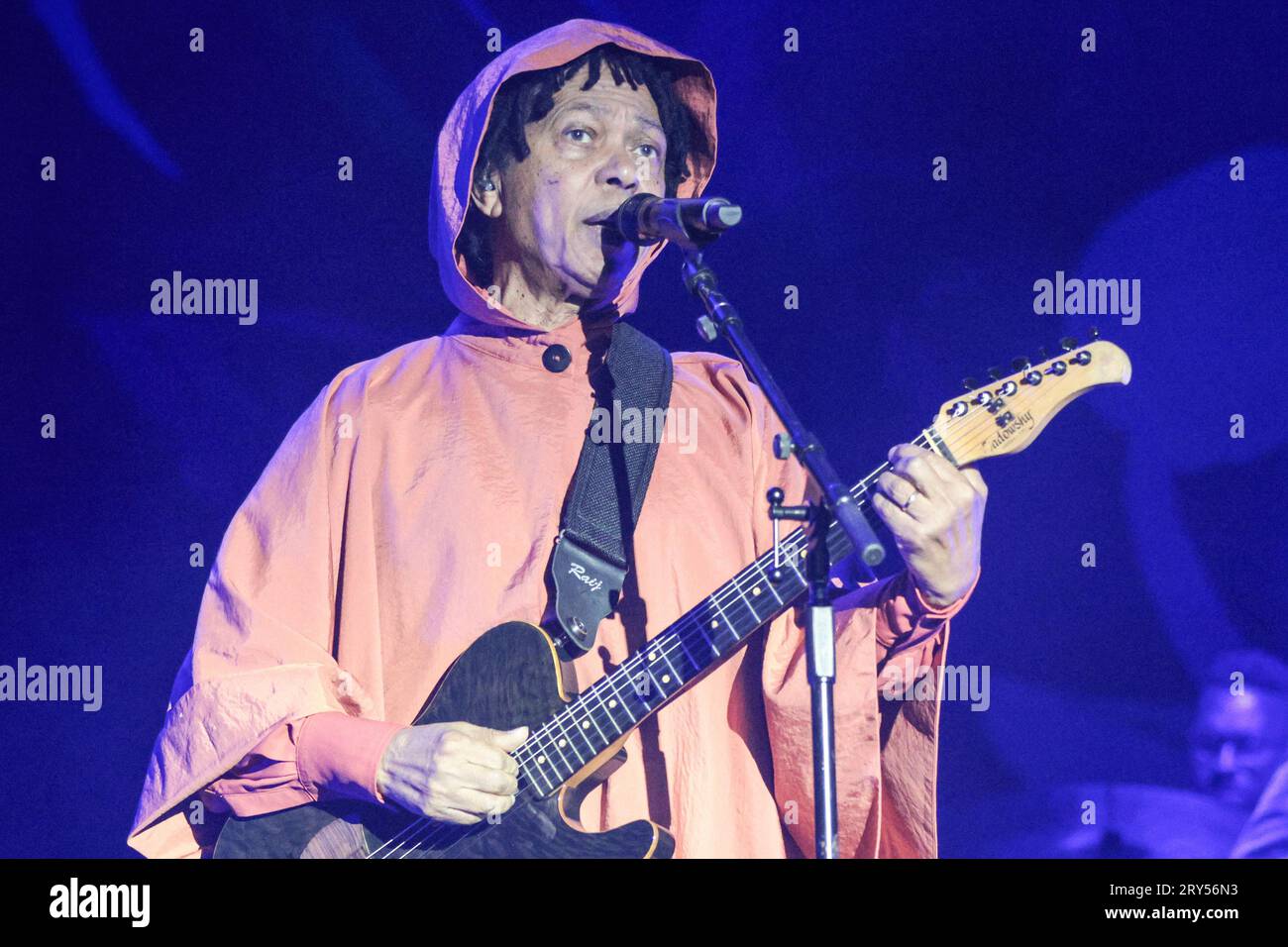 Curitiba, Brasilien. September 2023 29. PR - CURITIBA - 09/28/2023 - CURITIBA, SHOW DJAVAN - DJAVAN, während eines Auftritts im Teatro Positivo, in der Stadt Curitiba, diesen Donnerstag (28). Singer präsentiert eine Show aus der D-Tour, den Namen seines letzten Albums. Foto: Robson Mafra/AGIF (Foto: Robson Mafra/AGIF/SIPA USA) Kredit: SIPA USA/Alamy Live News Stockfoto