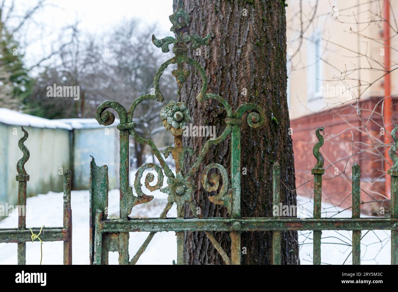 Villa Worms, erbaut zu Beginn des XX. Jahrhunderts. Sie gehörte dem Stadtarchitekten Worms – er war es, der die Villa Liebeck an der Puschkin-Straße erbaute Stockfoto