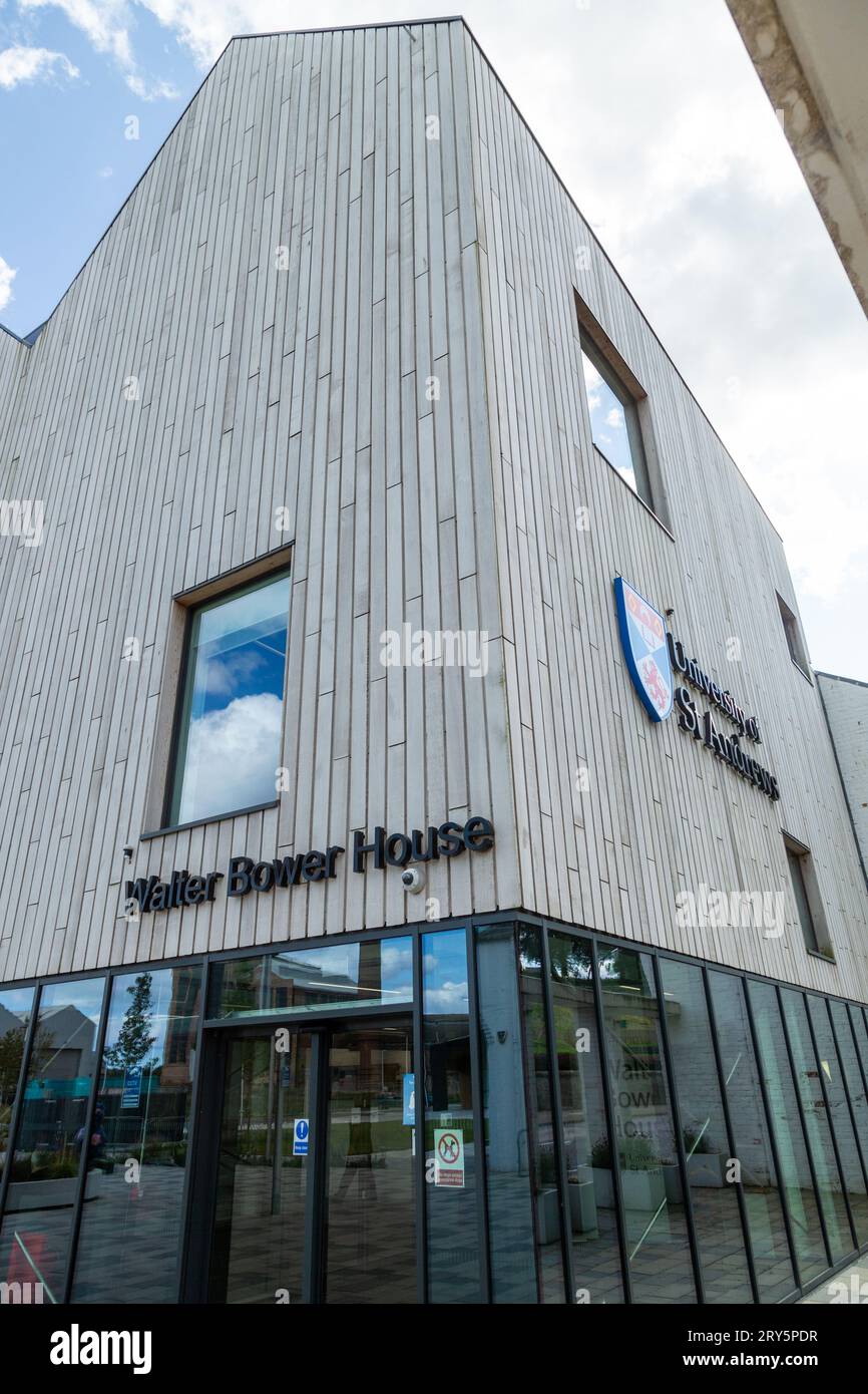 Walter Bower House, Teil der University of St Andrews, Eden Campus, Guardbridge, St Andrews, Fife Stockfoto