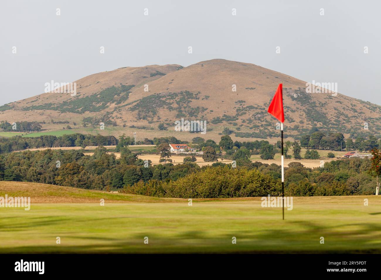 Lundin Links Ladies Golf Course, der übrigens der älteste Golfplatz für Frauen der Welt ist Stockfoto