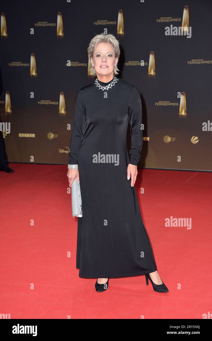 Tanja Schumann bei der Verleihung des Deutschen Fernsehpreises in Köln 28.09. 2023 *** Tanja Schumann bei der Verleihung des Deutschen Fernsehpreises in Köln 28 09 2023 Credit: Imago/Alamy Live News Stockfoto