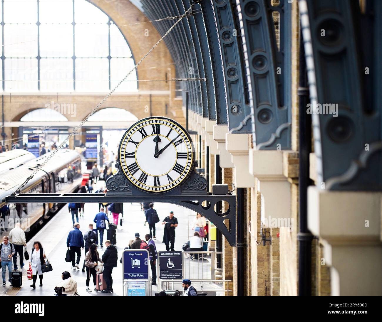 Kings Cross Station London UK Stockfoto