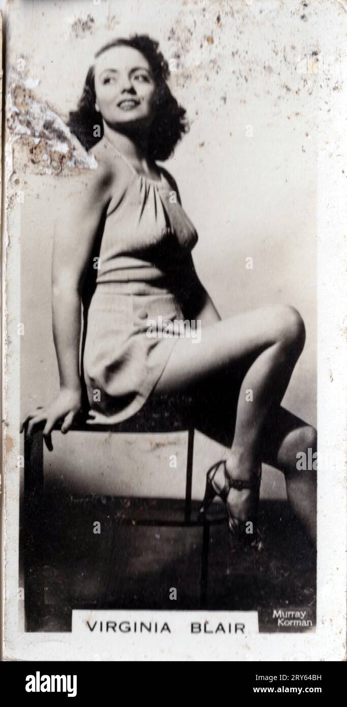 Virginia Blair (1917–1984) von Murray Korman (1902–1961) Stockfoto
