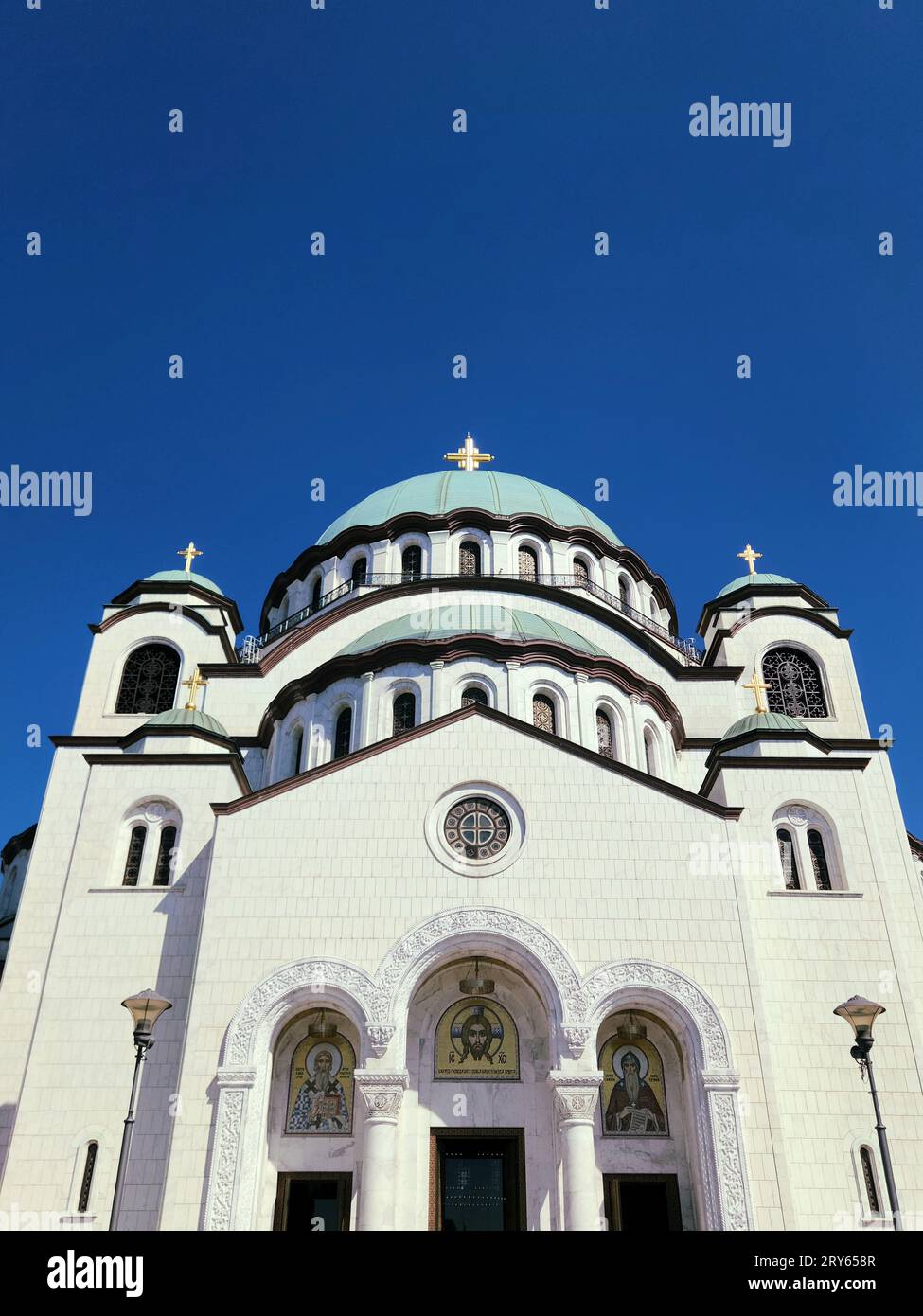 St.-Sava-Kirche in Belgrad Stockfoto