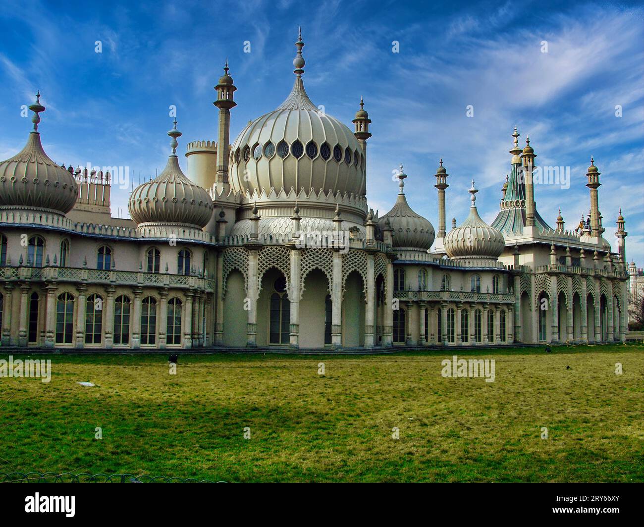 Außenansicht des Royal Pavilion; Brighton, East Sussex, England Stockfoto