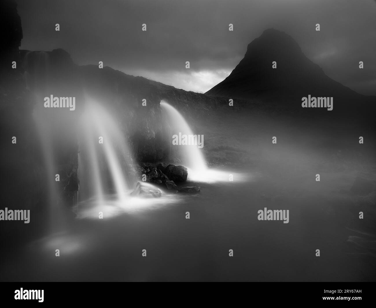 Kirkjufell, Halbinsel Snaefellsnes, Vesturland, Island Stockfoto