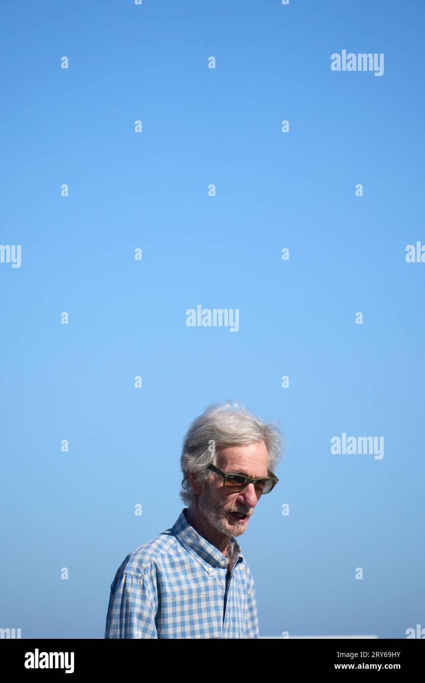 Donostia/San Sebastian. Spanien. 20230929 besuchte Mario Pardo Cerrar los ojos und Donostia Award Photocall während des 71. San Sebastian International Film Festival im Kursaal Palace am 29. September 2023 in Donostia/San Sebastian, Spanien Stockfoto