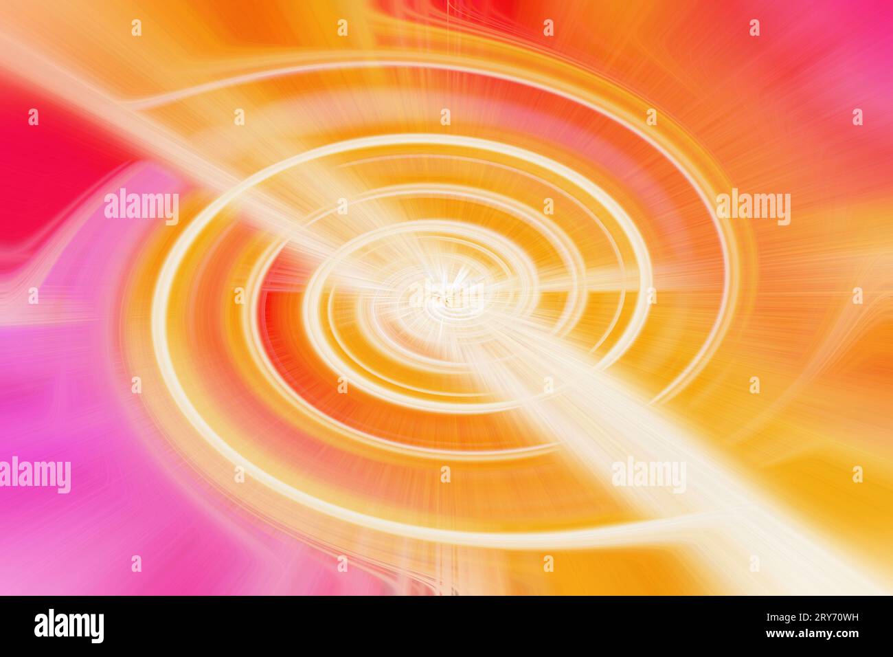 Abstrakte, rosafarbene und gelbliche Design-Ästhetik Stockfoto