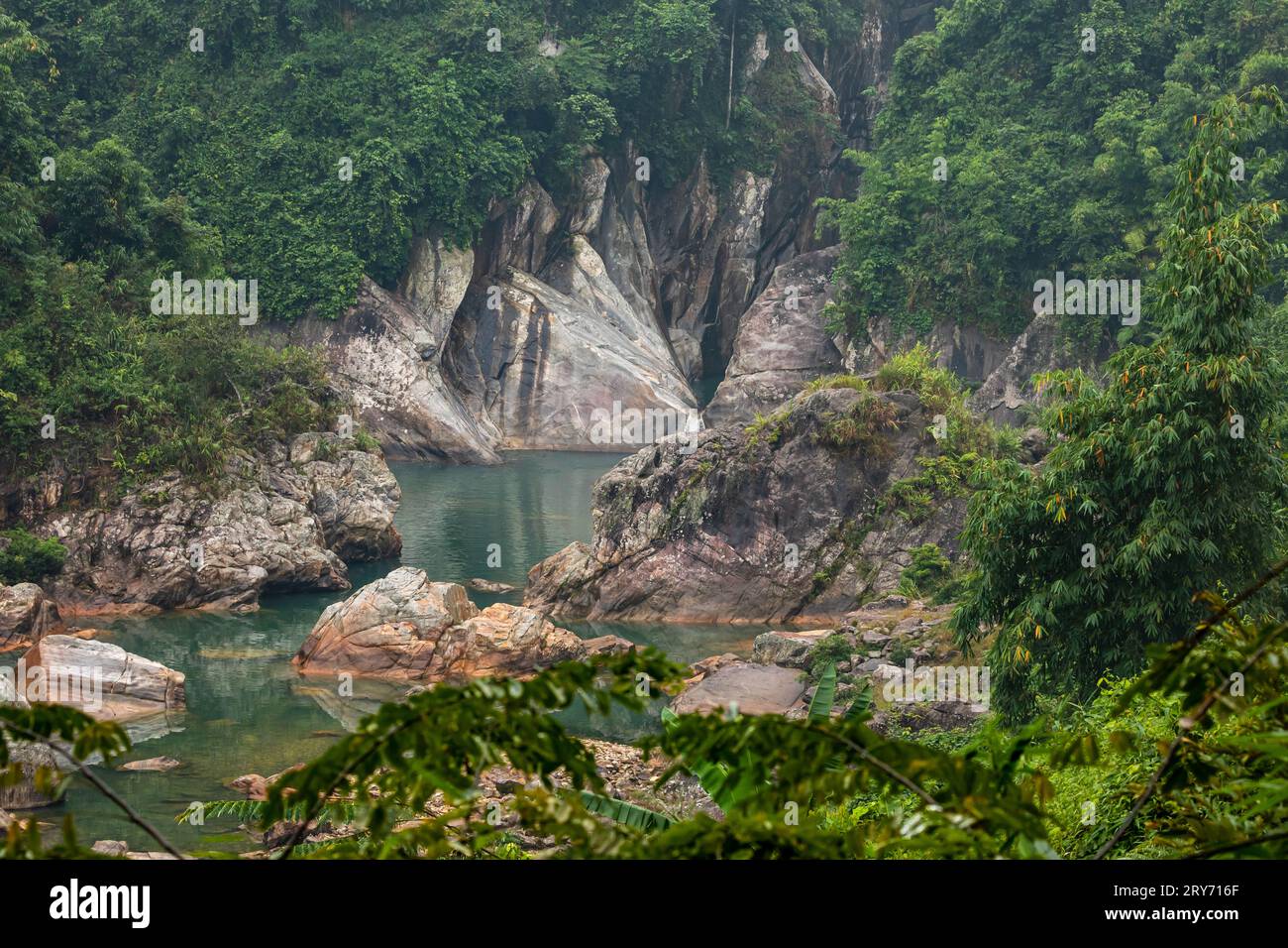 Die Landschaft in Sapa in Vietnam Stockfoto