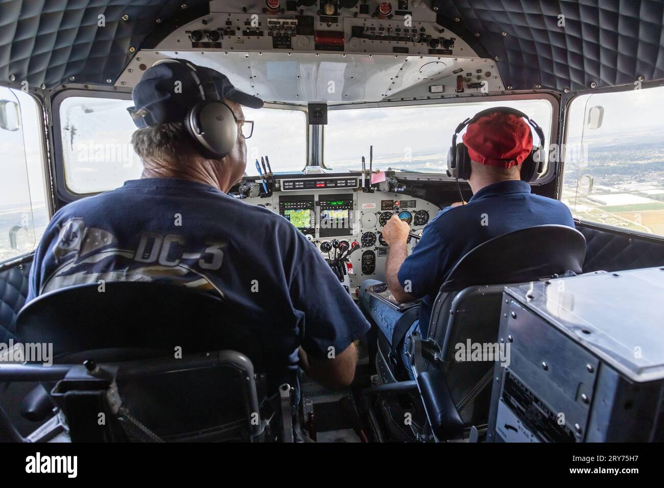 Das Flaggschiff Detroit, ein restauriertes Flugzeug der Douglas DC3