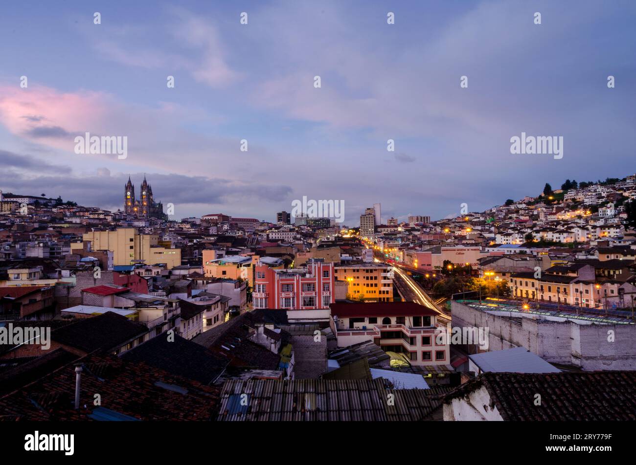 Stadtzentrum von quito, ecuador Stockfoto