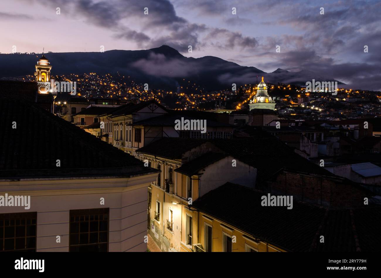 Stadtzentrum von quito, ecuador Stockfoto