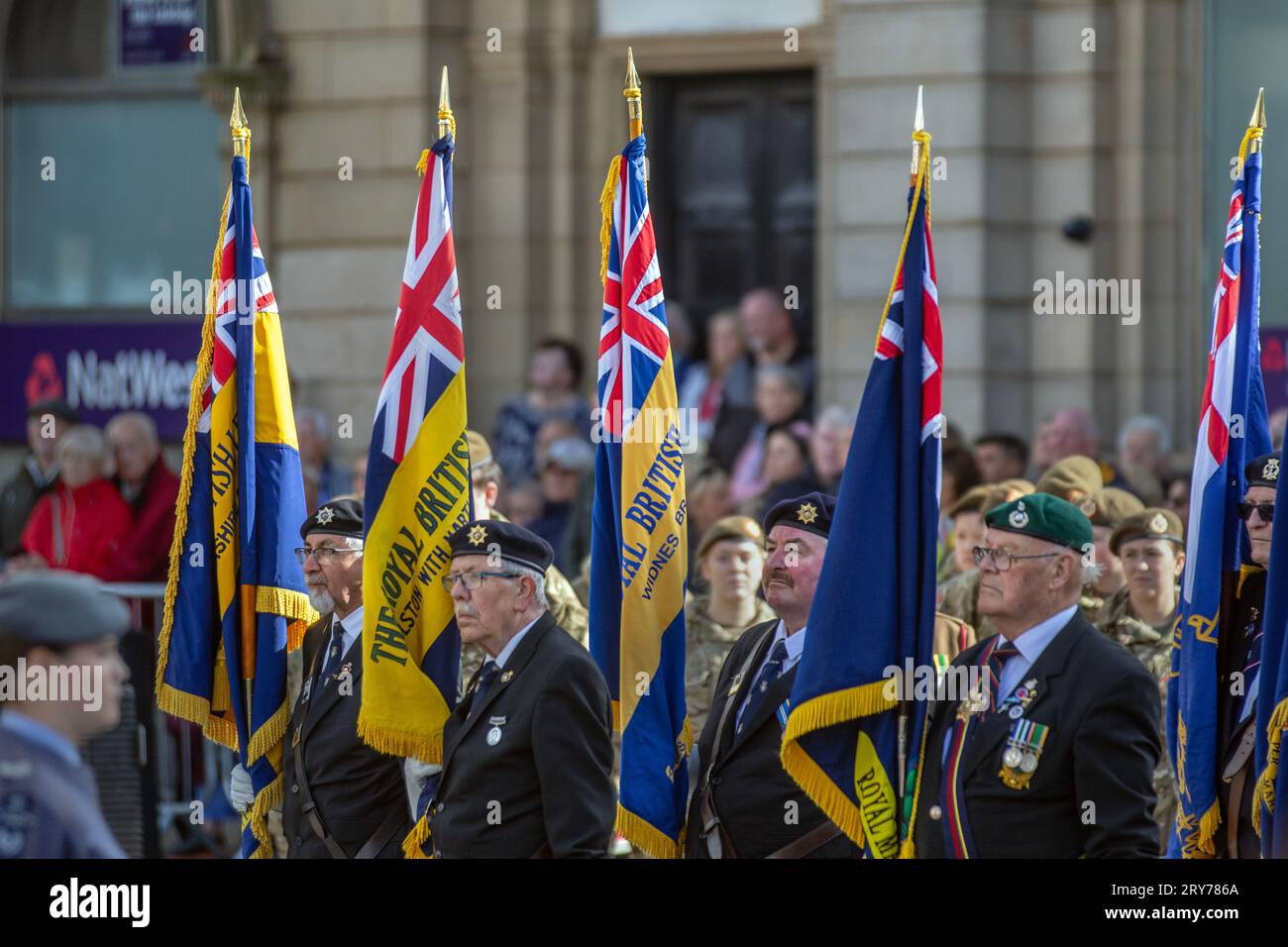 Southport, Merseyside UK 29. September 2023 H..R.H. Die PRINZESSIN ROYAL bei der Royal British Legion, Armed Forces Charity 100 Years Birth Remendication Event in Southport, Credit MediaWorldImages/AlamyLiveNews Stockfoto