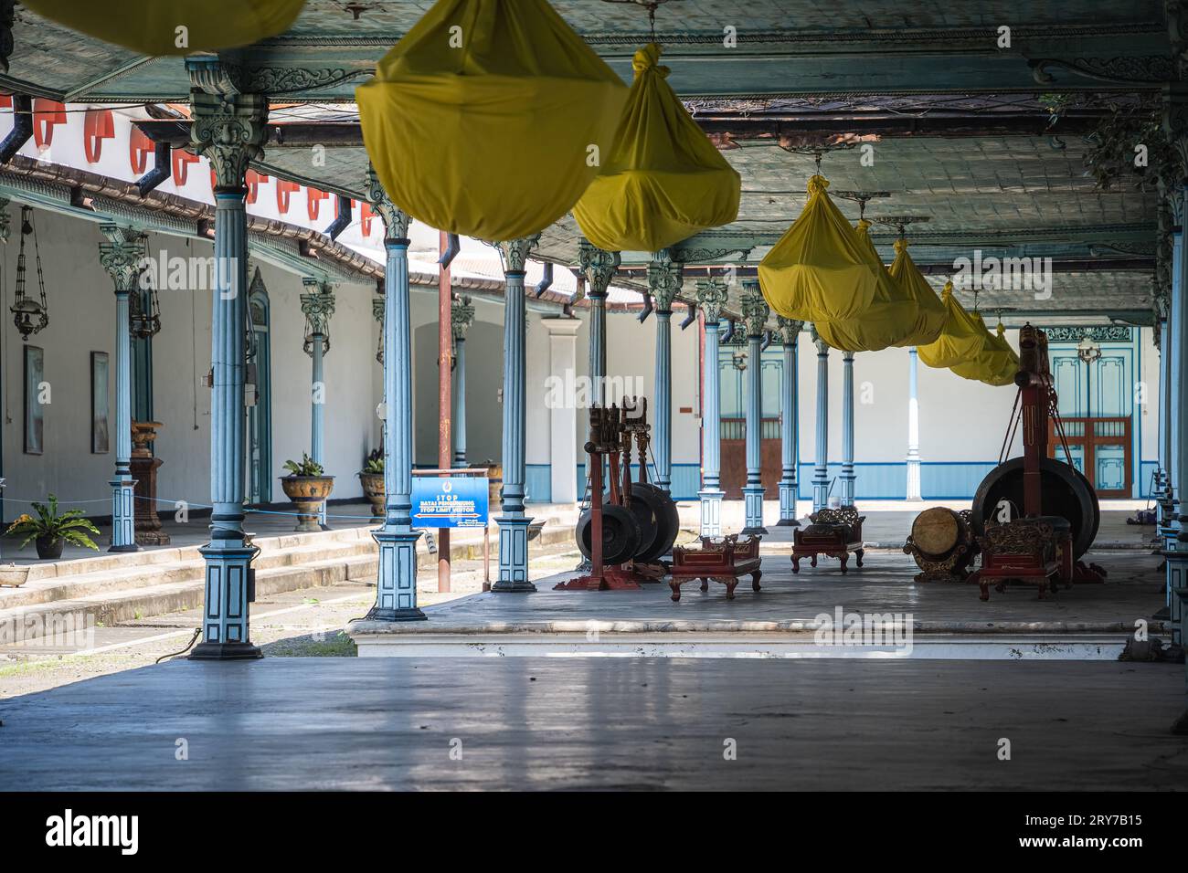 Surakarta Kraton, Java, Indonesien Stockfoto