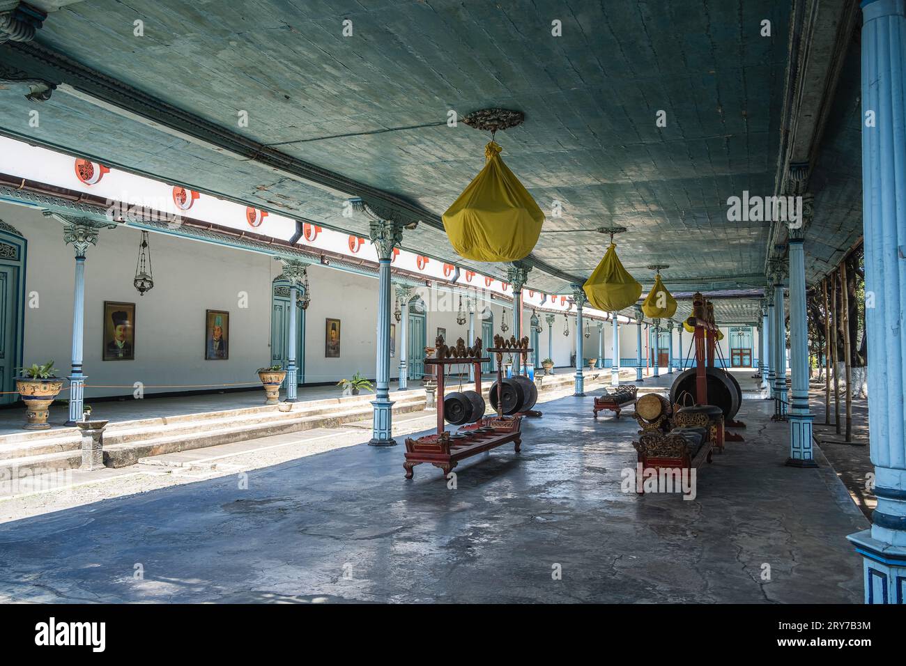 Surakarta Kraton, Java, Indonesien Stockfoto