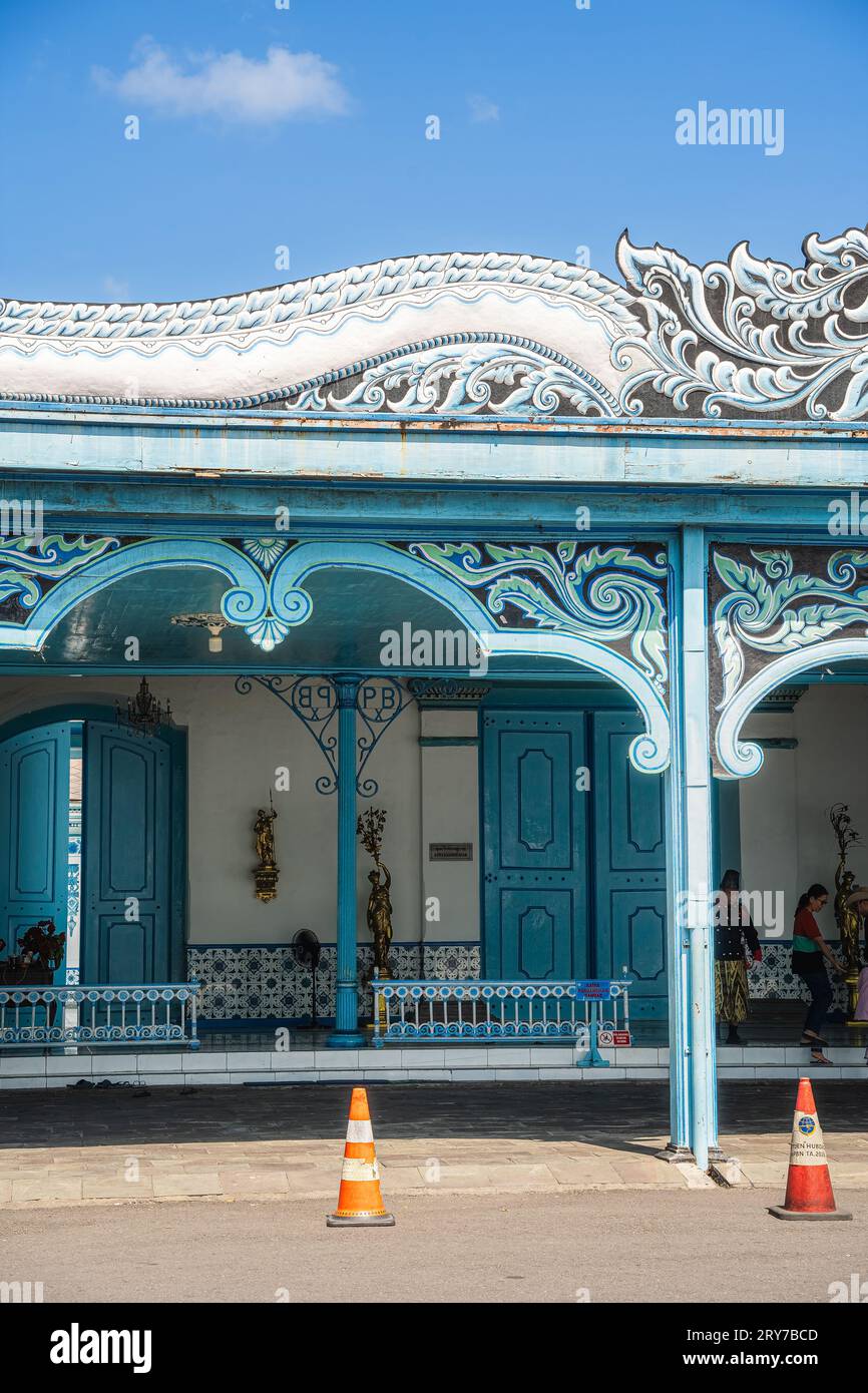 Surakarta Kraton, Java, Indonesien Stockfoto