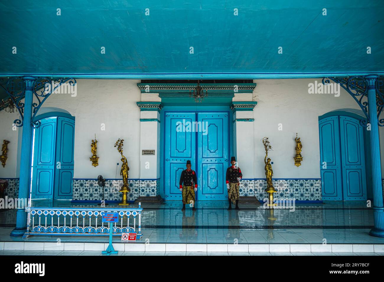 Surakarta Kraton, Java, Indonesien Stockfoto