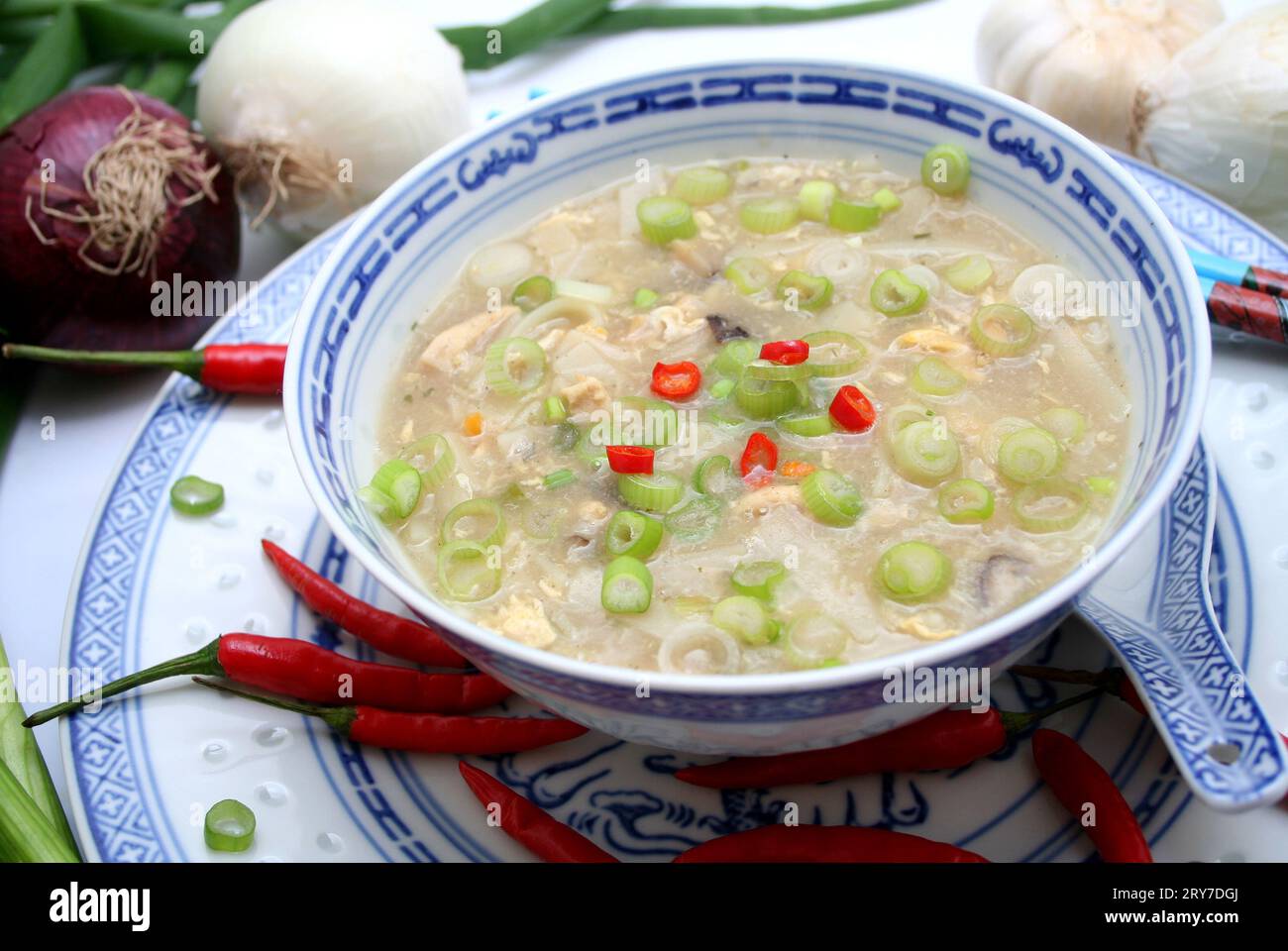 Chinesische Suppe Stockfoto