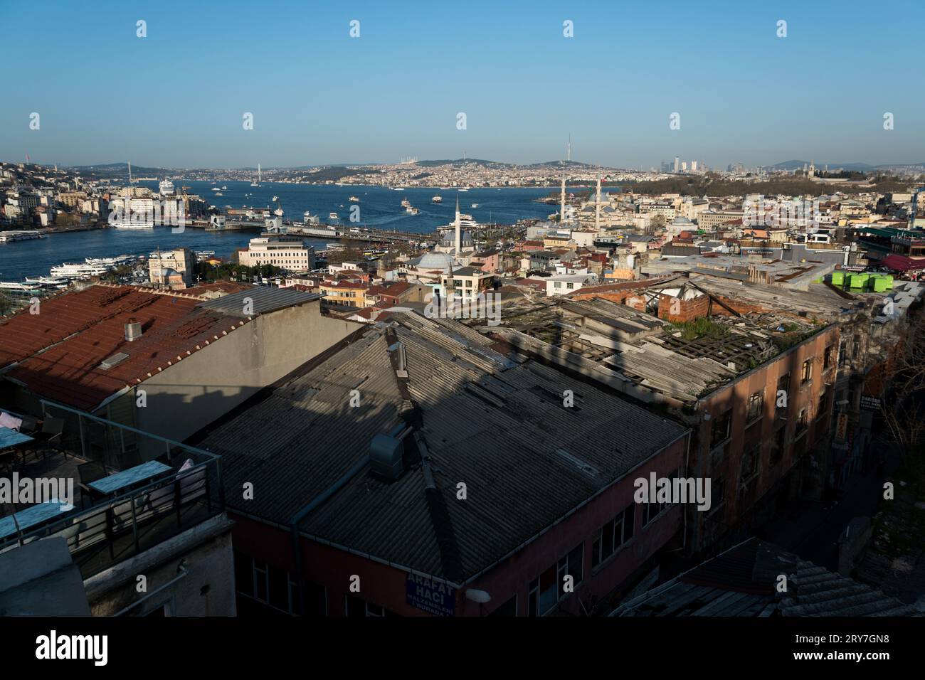 Panoramablick auf istanbul Stockfoto