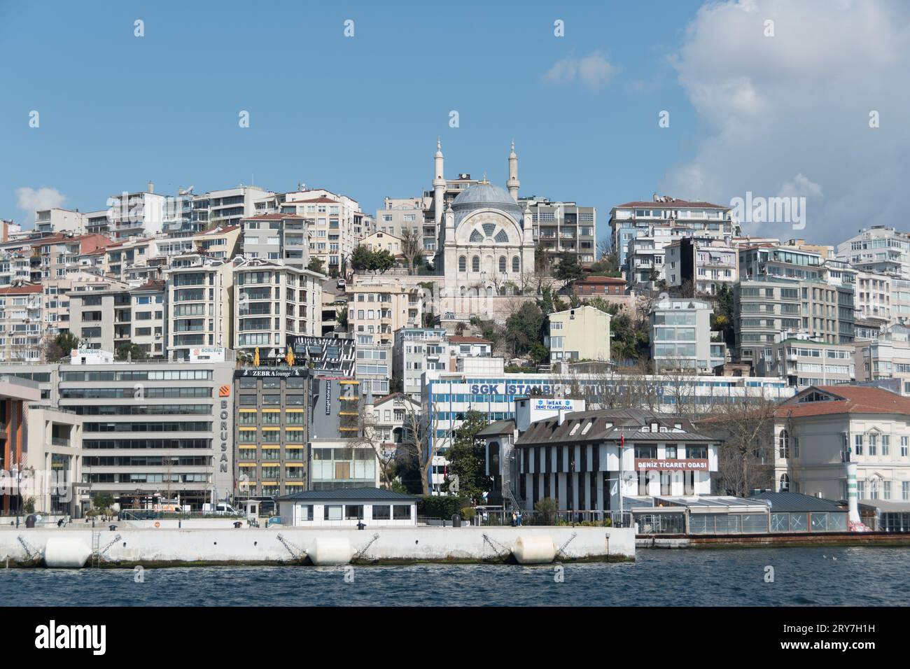 Blick auf istanbul, türkei Stockfoto