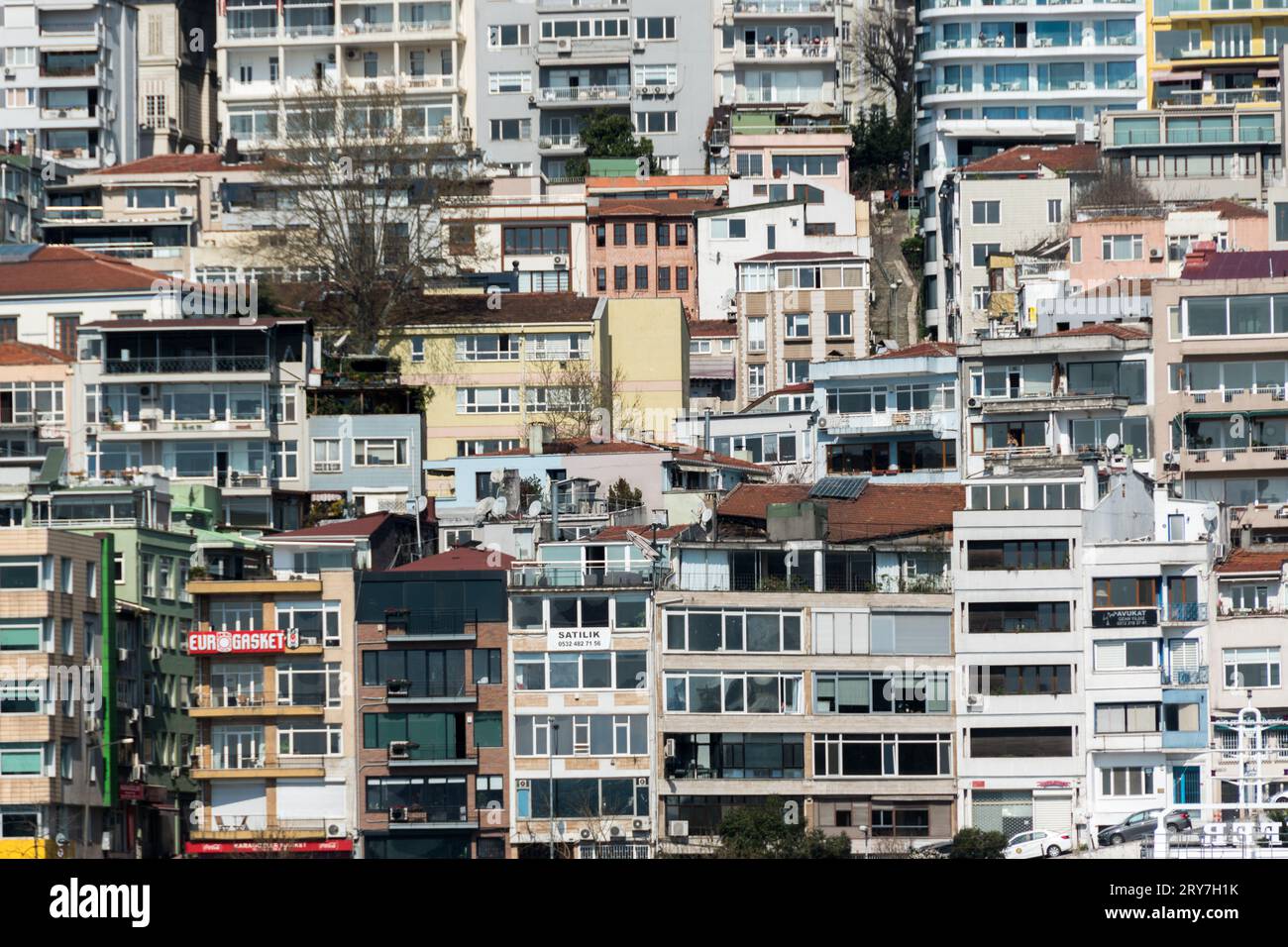Blick auf istanbul, türkei Stockfoto
