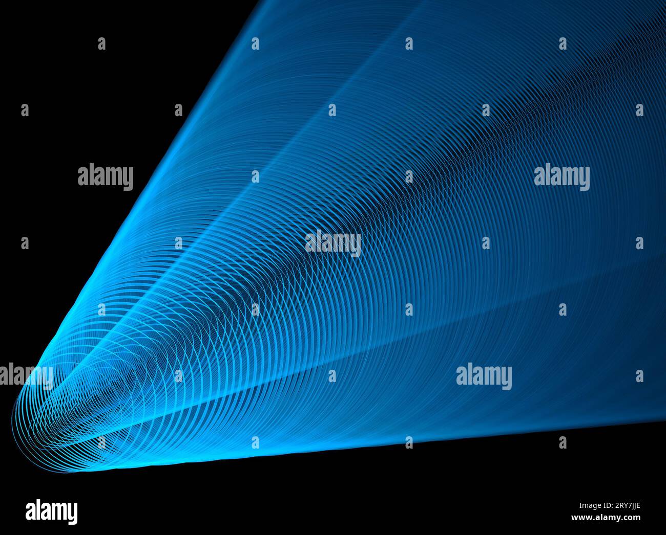 Blauer Spotlight Stockfoto