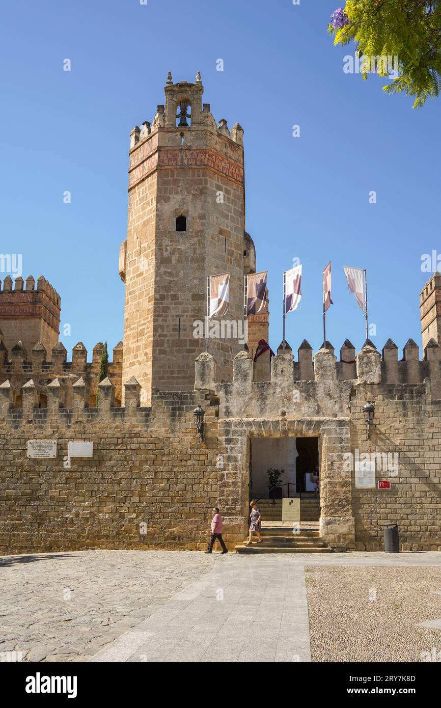 Schloss von San Marcos, El Puerto de Santa María, Festung aus dem 13. Jahrhundert, Cadiz, Andalusien, Spanien. Stockfoto