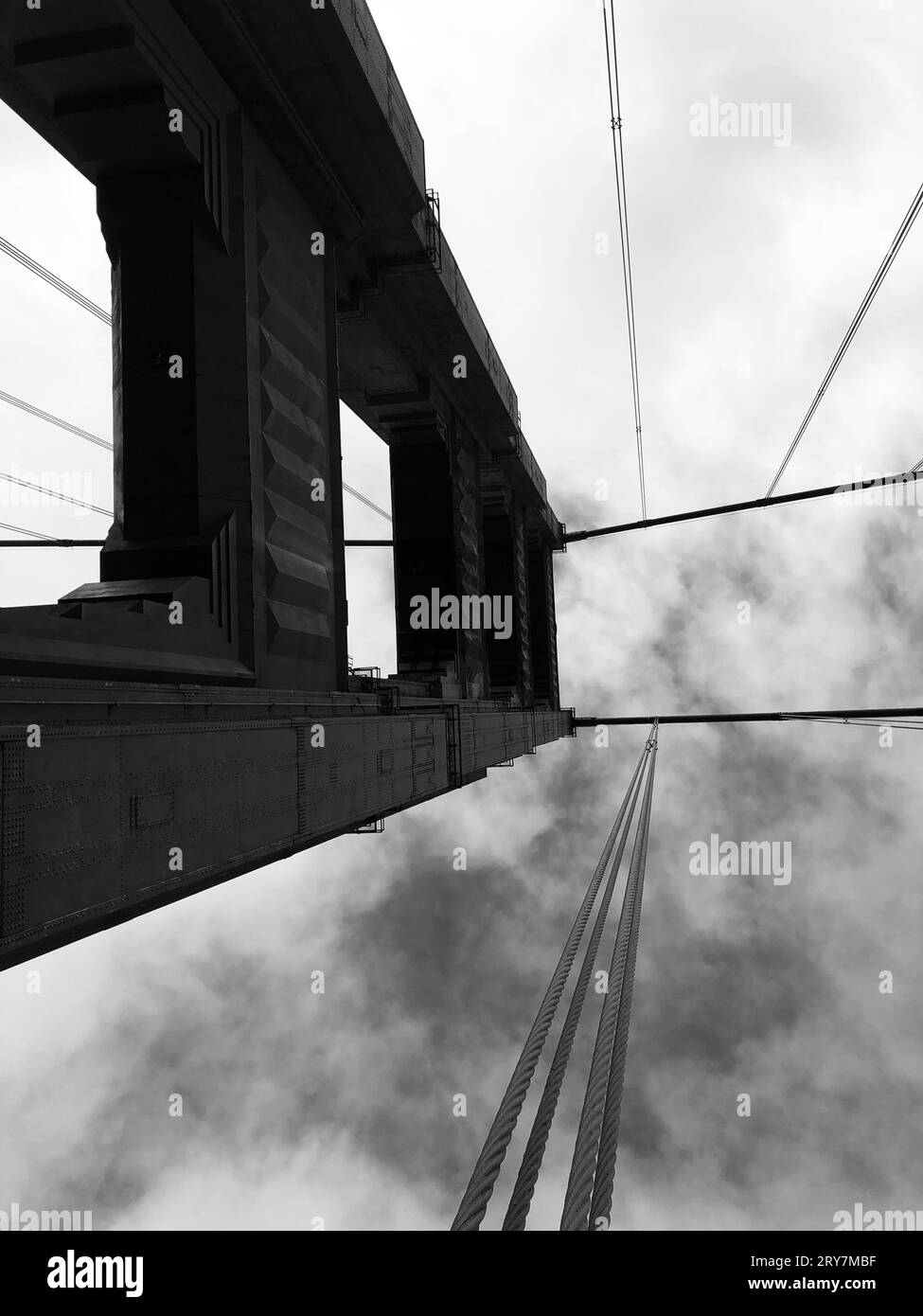 Mystische Golden Gate Bridge Stockfoto