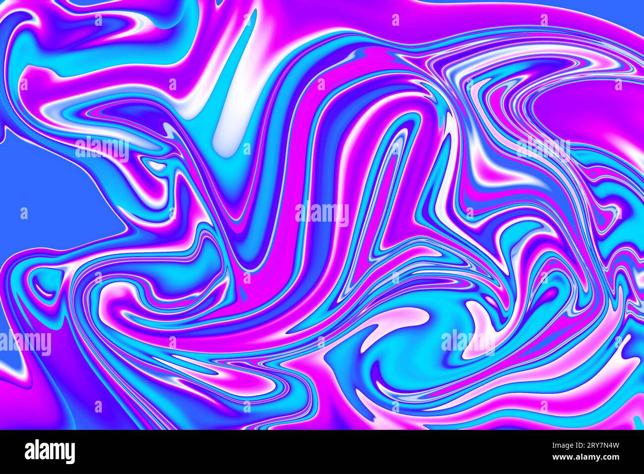 Lebendige Schönheit von wirbelnden Farben und fließenden Texturen in einem abstrakten Hintergrund mit wunderschönen Fantasy-Tintenmustern und fließender Kunst Stockfoto