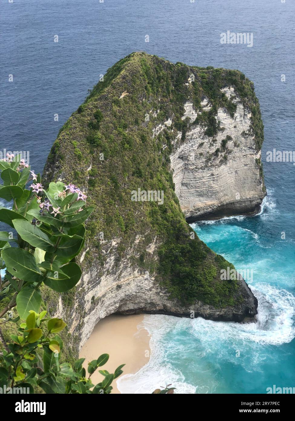 Kelingking Strand Stockfoto