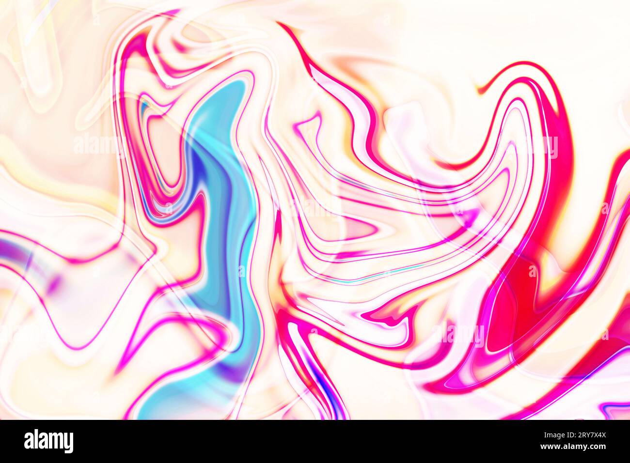 Fesselndes Zusammenspiel aus lebendigen Farbtönen, wirbelnden Mustern und strukturierten Wellen in trendigen Neonfarben, psychedelischen Streifen und strukturierten Neonwellen auf einem Stockfoto