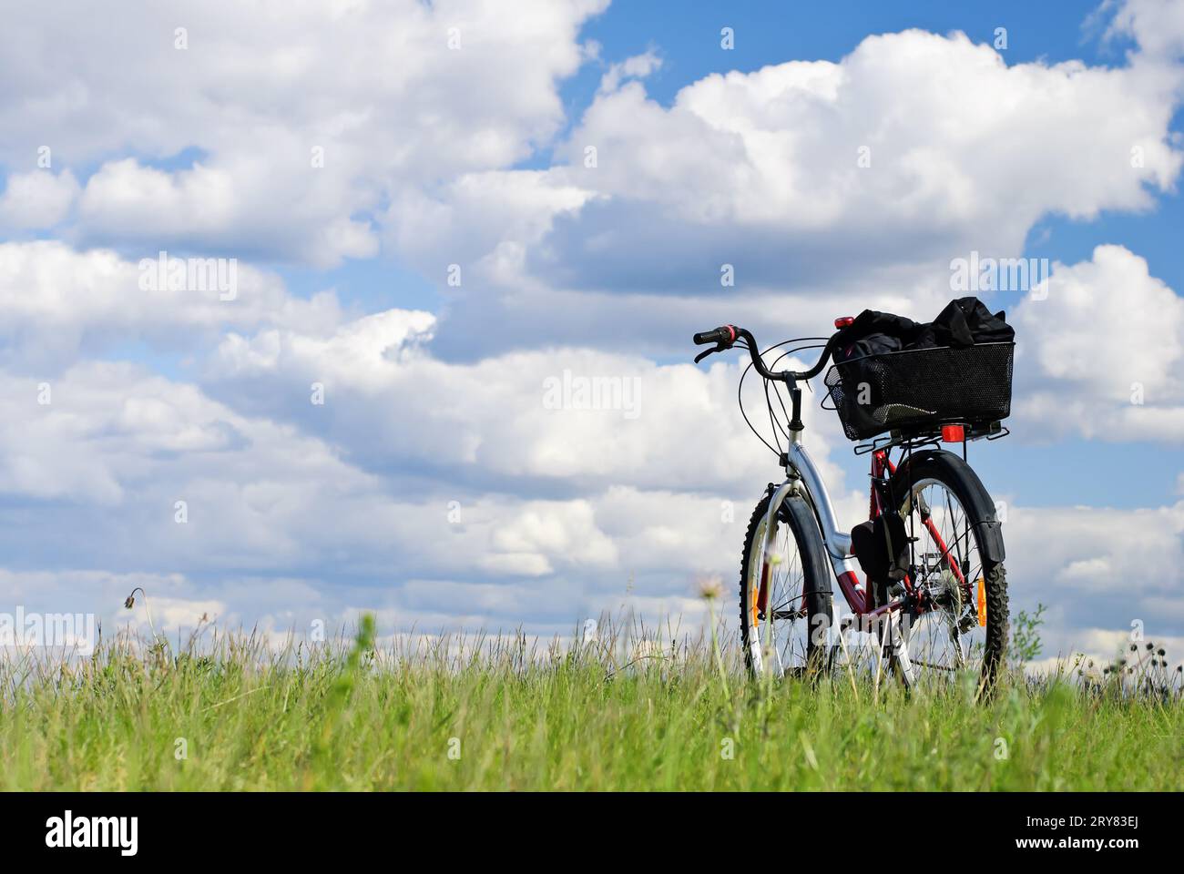 Fahren Sie mit dem Fahrrad Stockfoto