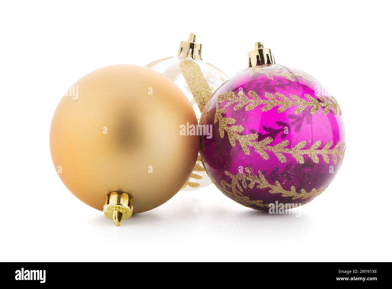 Weihnachten dekorative Kugeln Stockfoto
